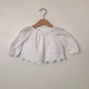 Eyelet Baby Top